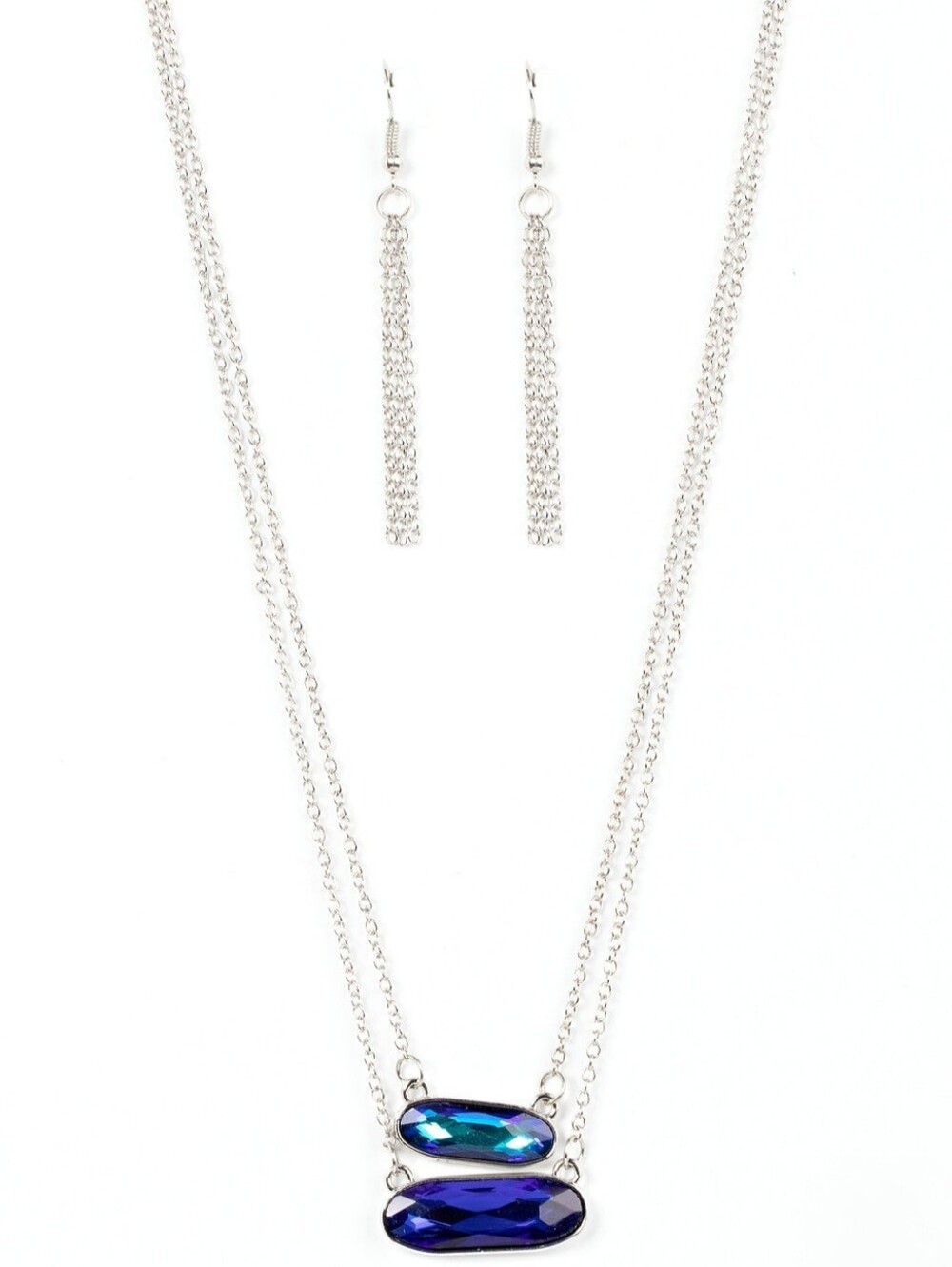 Cosmic Ocean Teardrop Necklace